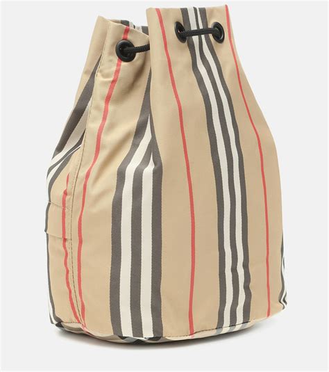 burberry phoebe check drawstring pouch|Burberry Phoebe Check Drawstring Pouch in Metallic .